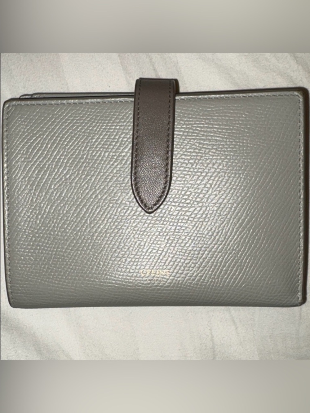 Céline Taupe and Gray Wallet EUC STUNNING